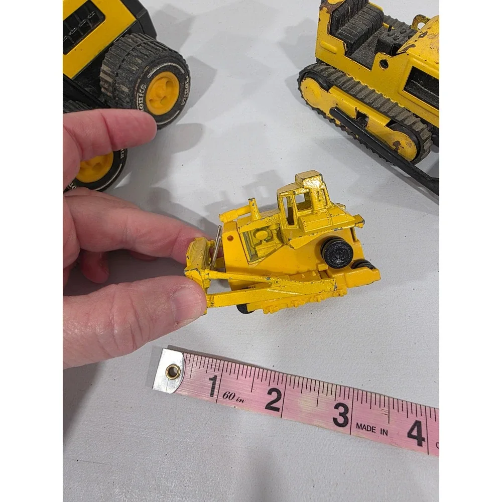 Vintage Tonka Hot Wheels CAT Construction Vehicle‎ Toy Bulldozer Lot of 3 READ